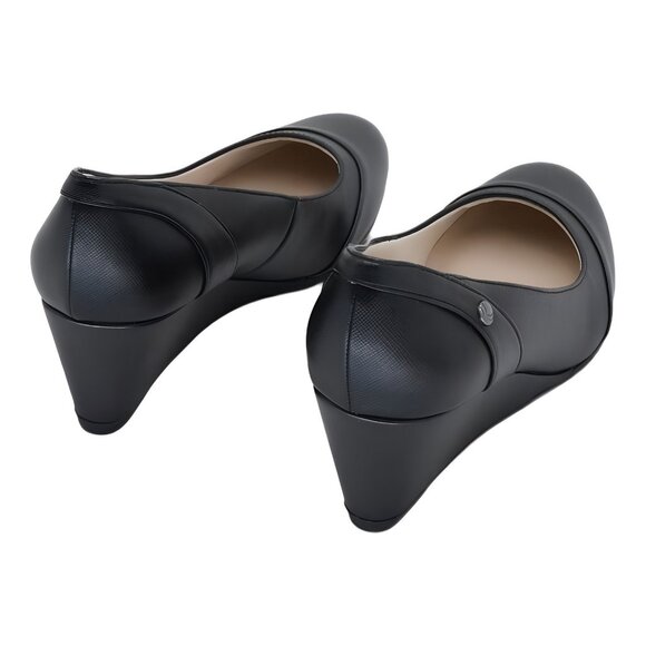 LifeStride Dreams Wedge Pumps Black Women 6W - Picture 3 of 6